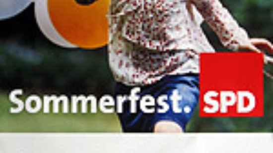 Sommerfest-Plakat der Lüneburger SPD